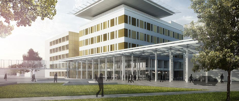 Neubau Funktionsbau Operatives Zentrum - © GMP Architekten, Aachen
