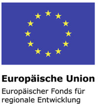 Dieses Projekt wird von der Europäischen Union aus Mitteln des Europäischen Fonds für regionale Entwicklung (EFRE) gefördert. © Europäische Union